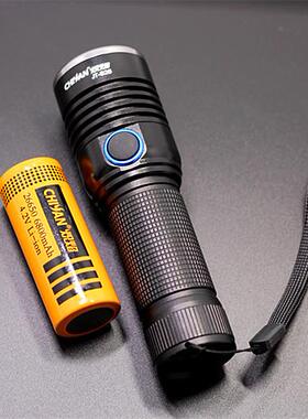 高档炽焰e265焦强光手电筒家用可充电Ld迷你小调超亮T6户外2660远