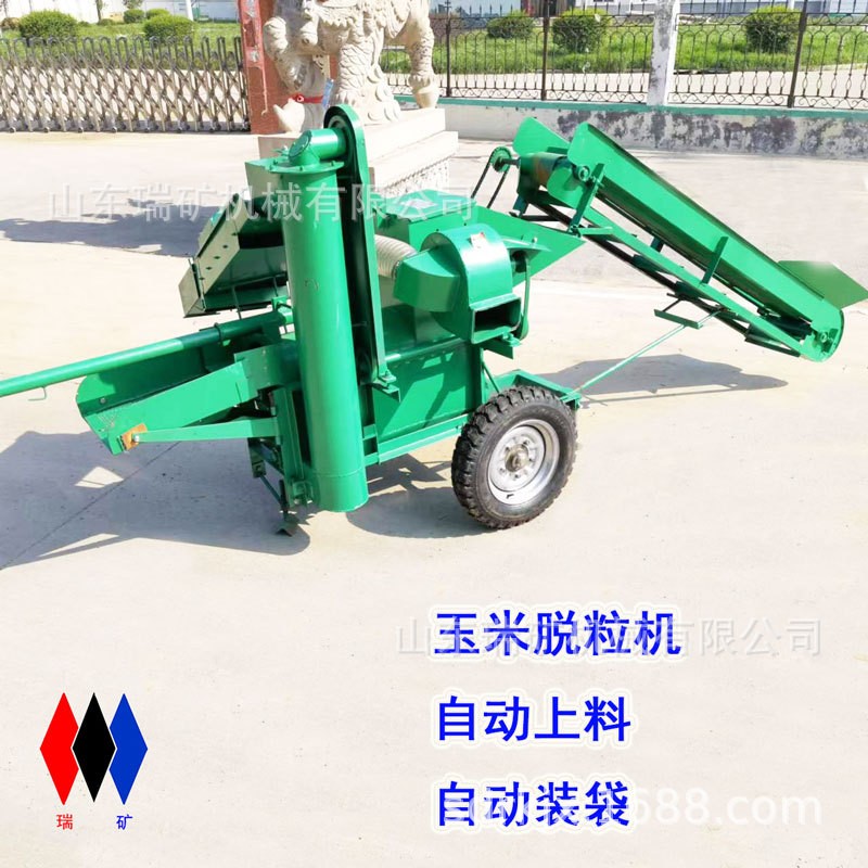 家用玉米脱粒机4-5吨/小时打包谷机柴油机版打粒机2022款脱玉米粒