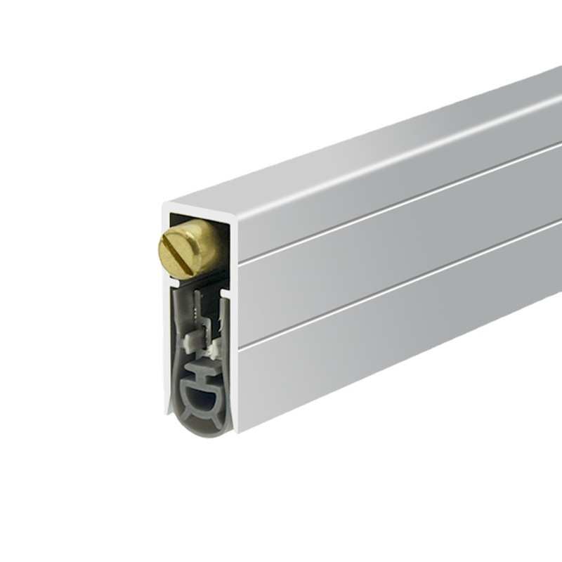 新款铝合金门底密封条全包胶隔音条酒店公寓U型防尘条厂家直销