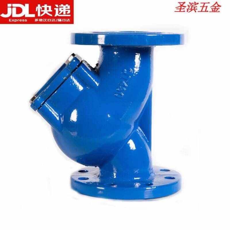 鑫鸿汇工GL41H法兰Y型过滤器球墨铸铁管道过滤除污器DN4065080100