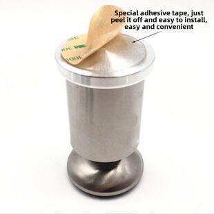 玻璃茶几脚家用桌脚支架不锈钢支撑杆家具脚茶几腿四脚玻璃桌子腿