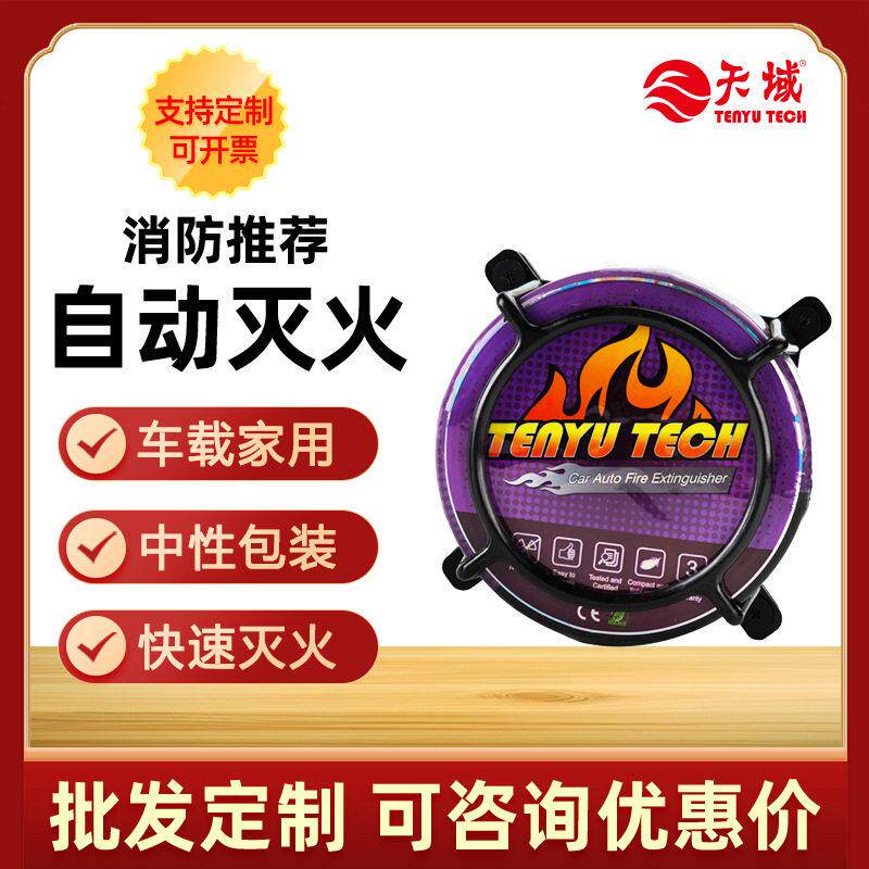 电表箱电柜自动灭火装置0.8kg 可出口车用厂房仓库干粉车载灭火器