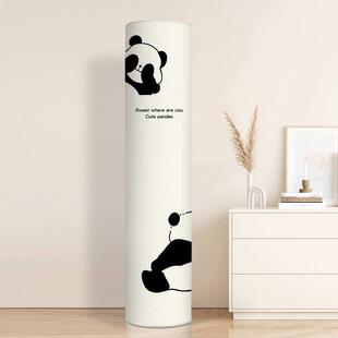 革包机圆柱形小卧室空调全客厅防尘柜罩软皮布防尘清新空调弹力罩