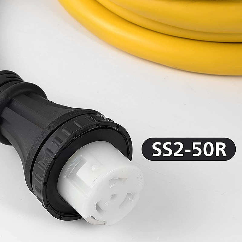 14-50P to SS2-50R 120V 240V 50 Amp 房车游艇户外延长线
