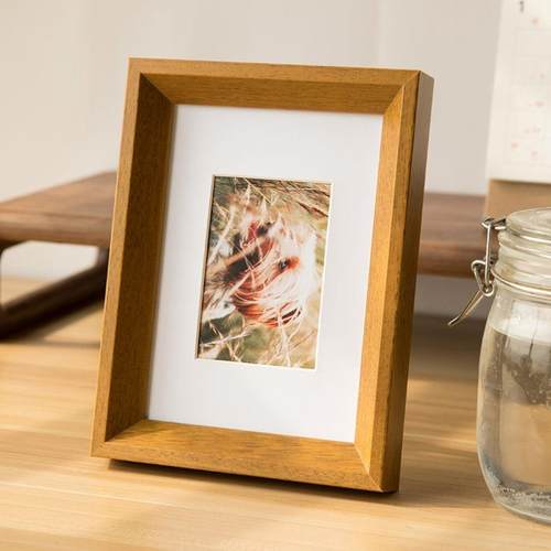 Nordic simple wooden photo frame square picture frames 相框