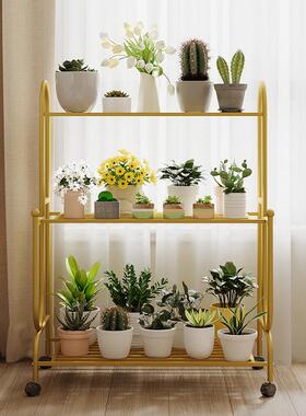室阶梯式阳台置物架客多外层地式花MLD架子户落外庭院厅多肉花盆