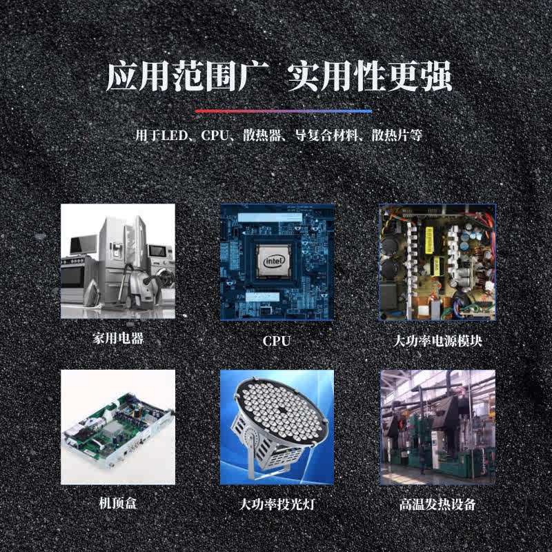高性能导热膏 | 19.8W导热率 | 适用于电脑CPU、显卡和手机散热