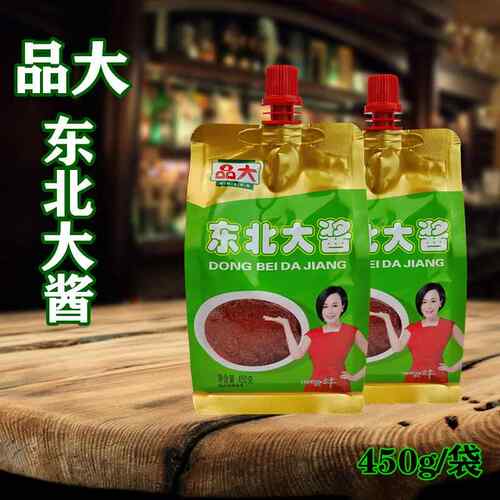 品大东北大酱正宗农家酱豆瓣酱大葱蘸酱黄豆酱豆瓣酱沾菜即食450g
