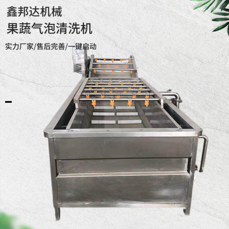 果蔬气泡清洗机蒲公英小白菜小葱板栗蘑菇水果黄瓜清洗设备