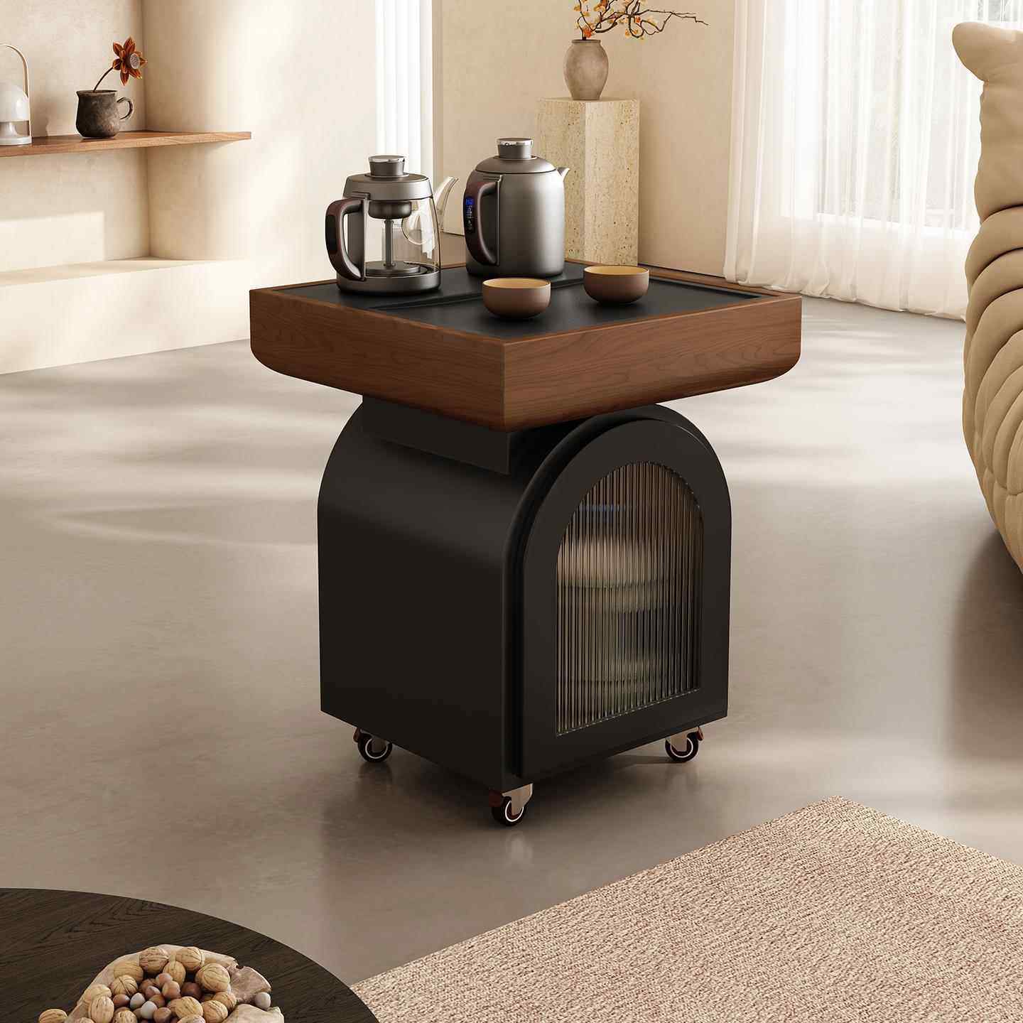 移动茶台家用小茶车沙发边几阳台休闲 茶台家用小茶桌烧水壶一体,住宅家具,家用茶台/茶桌,淘宝优惠券,粉丝福利购,淘宝优惠卷