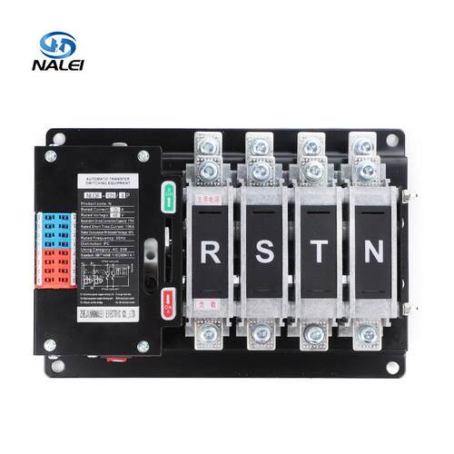 不断电双电源自动转换开关4P毫秒级切换AC380V125A100A光伏太阳能