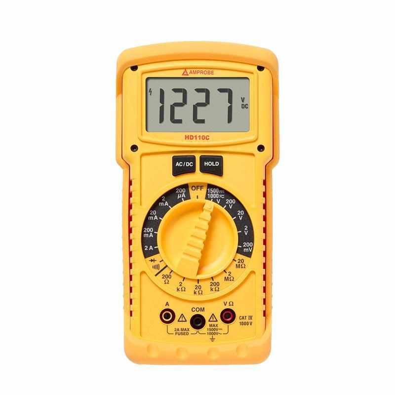 福禄克Amprobe安博HD110C HD160C光伏直流电压1500V数字万用表