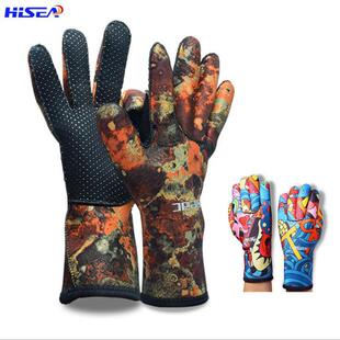 2019新款 成人3MM防滑防刮潜水手套男女士保暖防晒速干浮潜手套