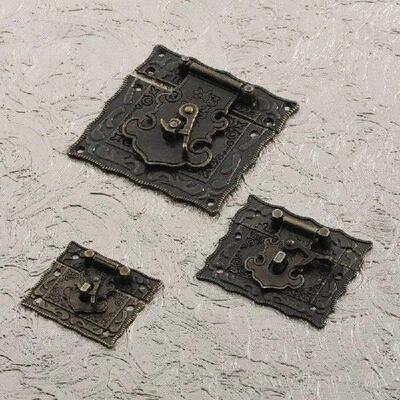 1pcs Antique retro packaging box accessories zinc alloy