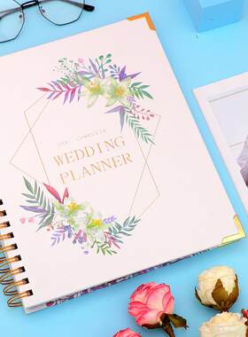 婚礼策划师计划本wedding planner新娘结婚线圈婚礼笔记本