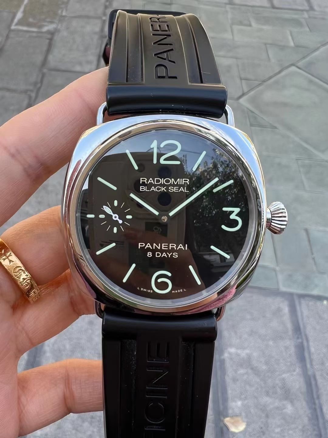 [9.8新]沛纳海庐米诺1950系列PAM00609手动机械男士手表,手表,瑞士腕表,淘宝优惠券,粉丝福利购,淘宝优惠卷