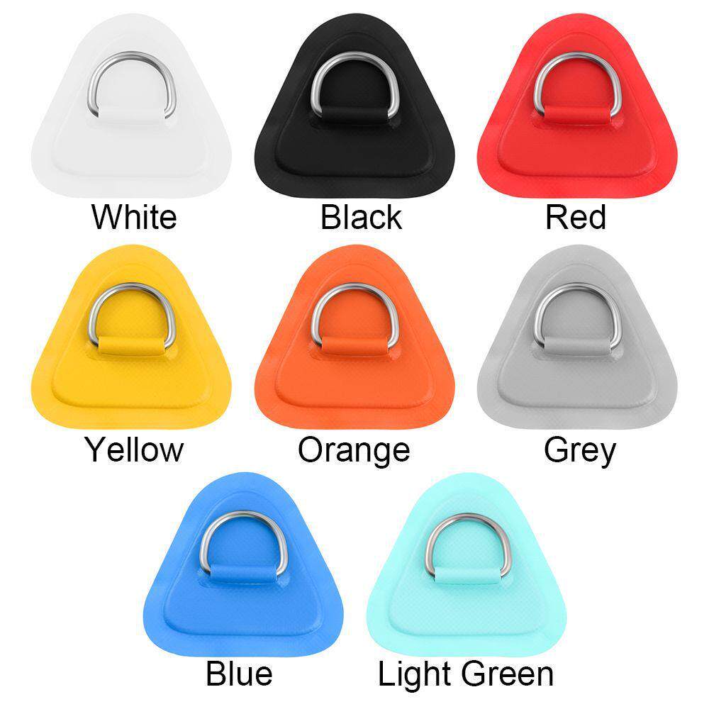 皮划艇配件浆板PVC贴片充气船绳扣冲浪板不锈钢D型船用皮艇桨板