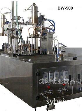 手动小型果汁饮料纸盒包装机屋顶盒灌装机生产厂家沈阳北亚