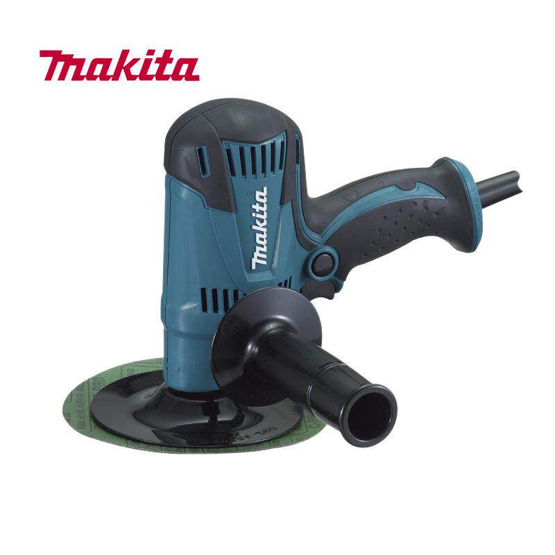 牧田盘式砂光机GV6010金属抛光墙面打磨砂纸机手持式电动工具