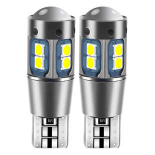 超亮透镜行车灯小灯泡示廓灯日行灯T10插泡通用 汽车led示宽灯改装