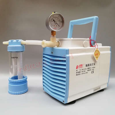 津腾GM-0.33A/GM-1.0A/GM-0.5B隔膜真空泵实验室抽滤泵无油真空泵