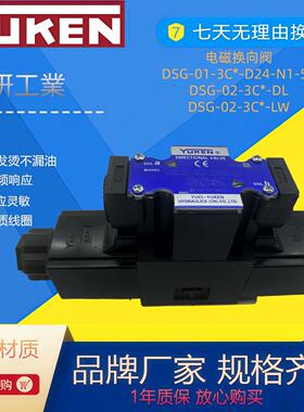 DSG-02-3C2液压电磁阀03换向阀24v控制阀220v 3C3 3C4 3C6 2B2-DL