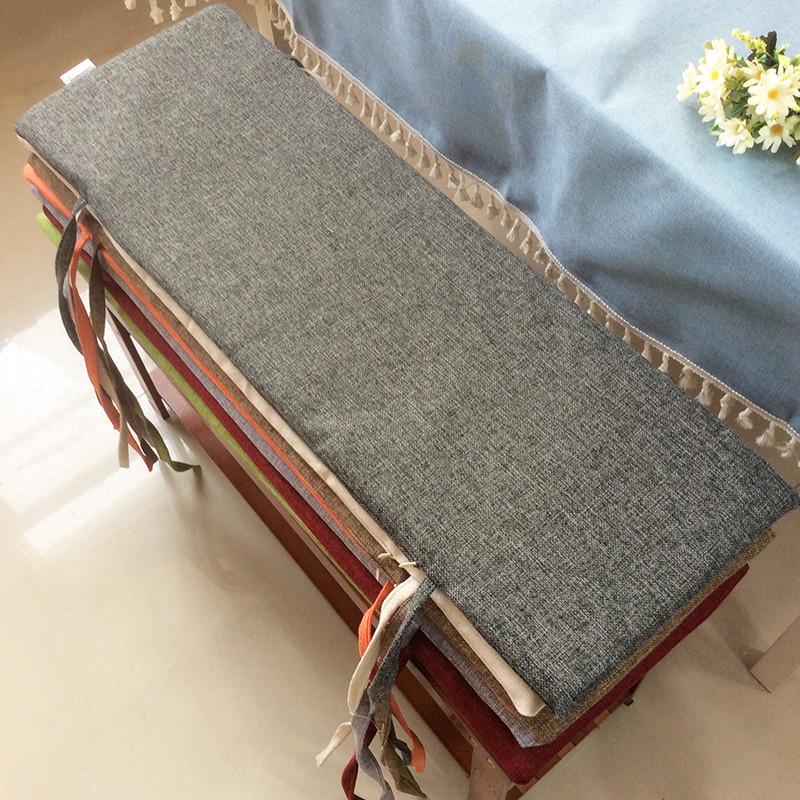 定制高密度海绵垫茶椅垫长凳子垫实木长方形坐垫长条沙发垫四季薄