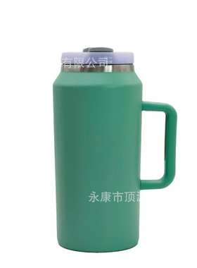新款64oz汽车杯不锈钢手柄杯车载便携巨无霸冰霸杯大容量水杯