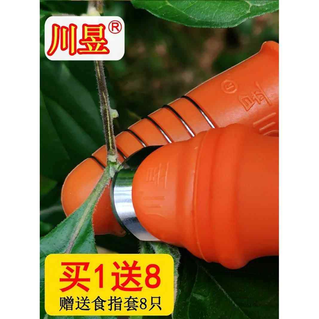 川昱采摘菜花椒神器乳胶不锈钢手指甲套农用择采茶豆角防护拇指刀,居家日用,手部防护用品,淘宝优惠券,粉丝福利购,淘宝优惠卷