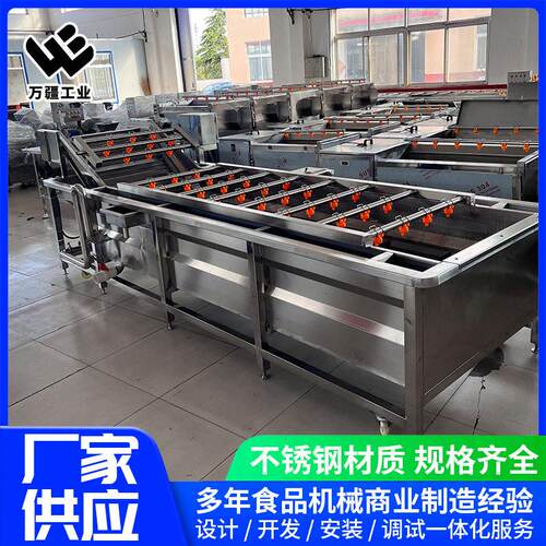 用圣女果气泡蔬清洗机 红枣板MAGA-102栗清洗机器 果商深加工前理