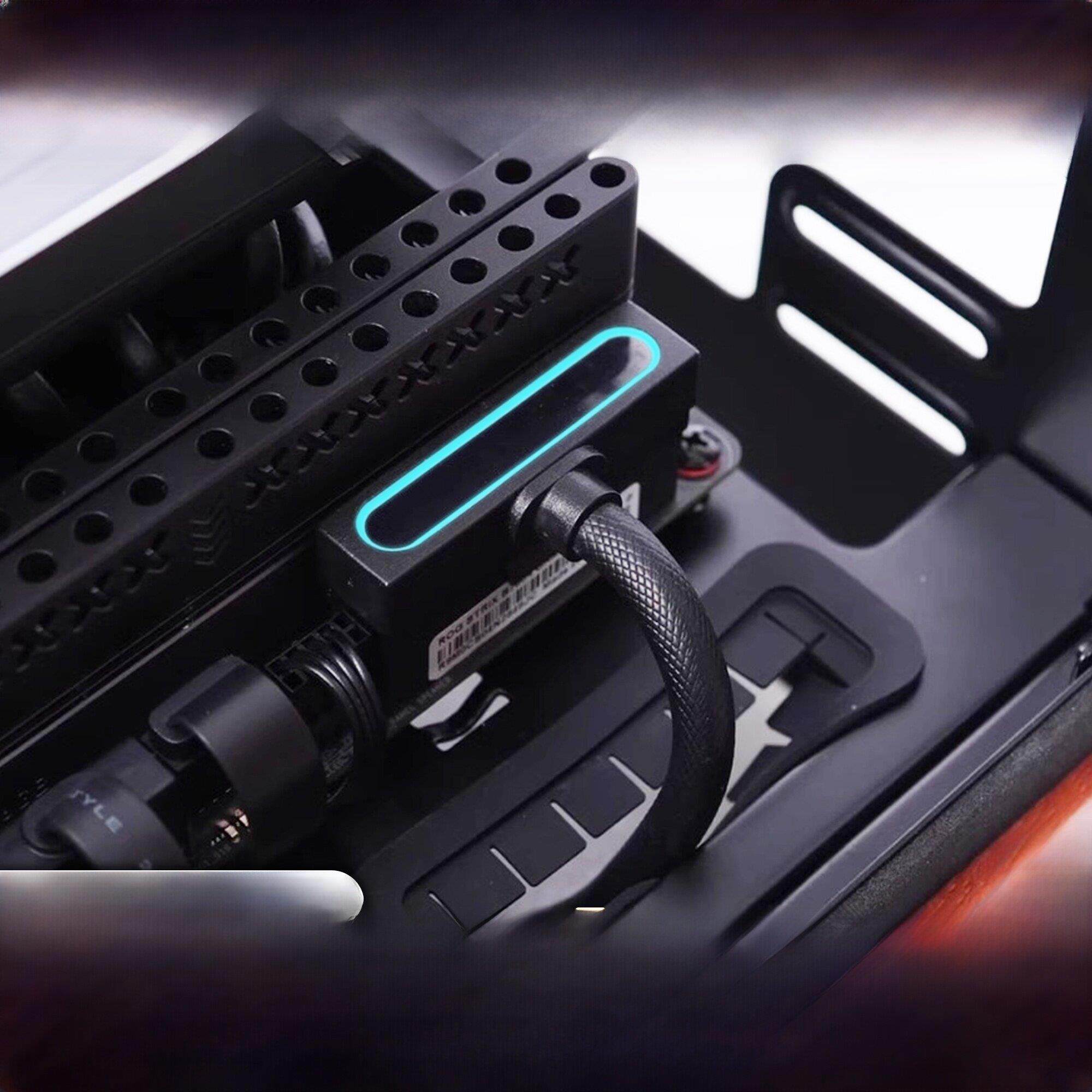 24针主板延长线电脑电源线Rgb神光同步线直连90度插头直连