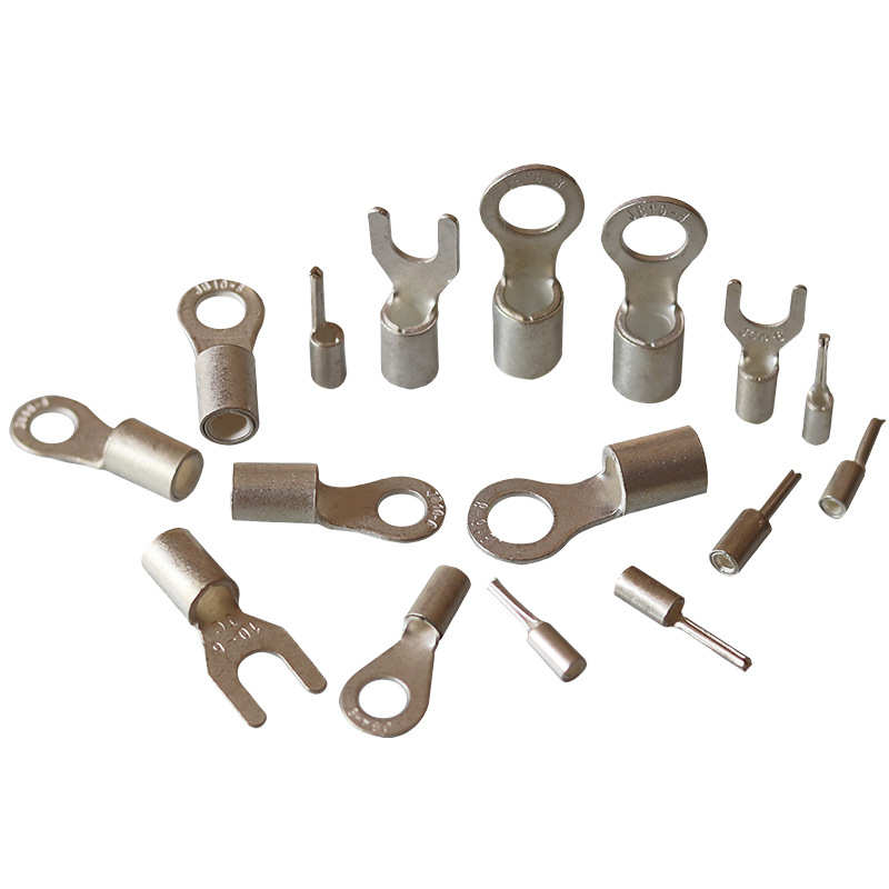 接线铜套铜线裸压圆形-  端子.jb24oky冷接线鼻jb5端头船用带耳