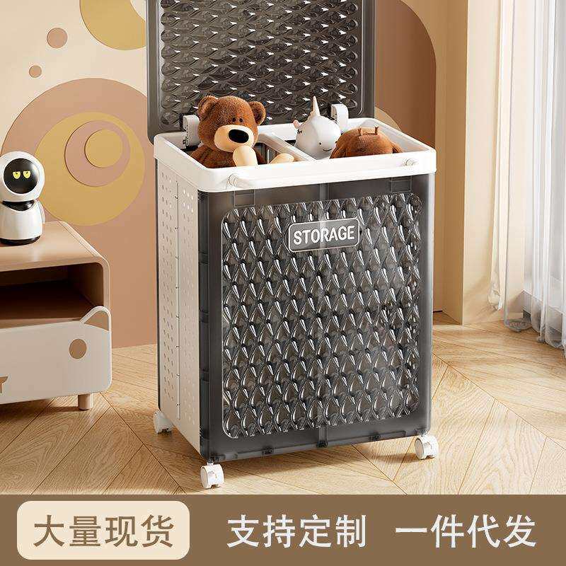 脏衣篮带盖折叠式脏衣浴室卫生间大容量脏衣服收纳筐卧室收纳篮