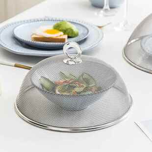 不锈饭桌钢饭菜罩家用剩菜防尘餐桌罩菜盖罩食物罩饭罩防蝇罩子