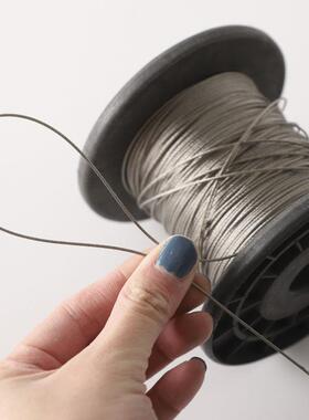 包邮304不锈钢超细绳7X19多股超软细软钢丝绳超柔软钢丝绳