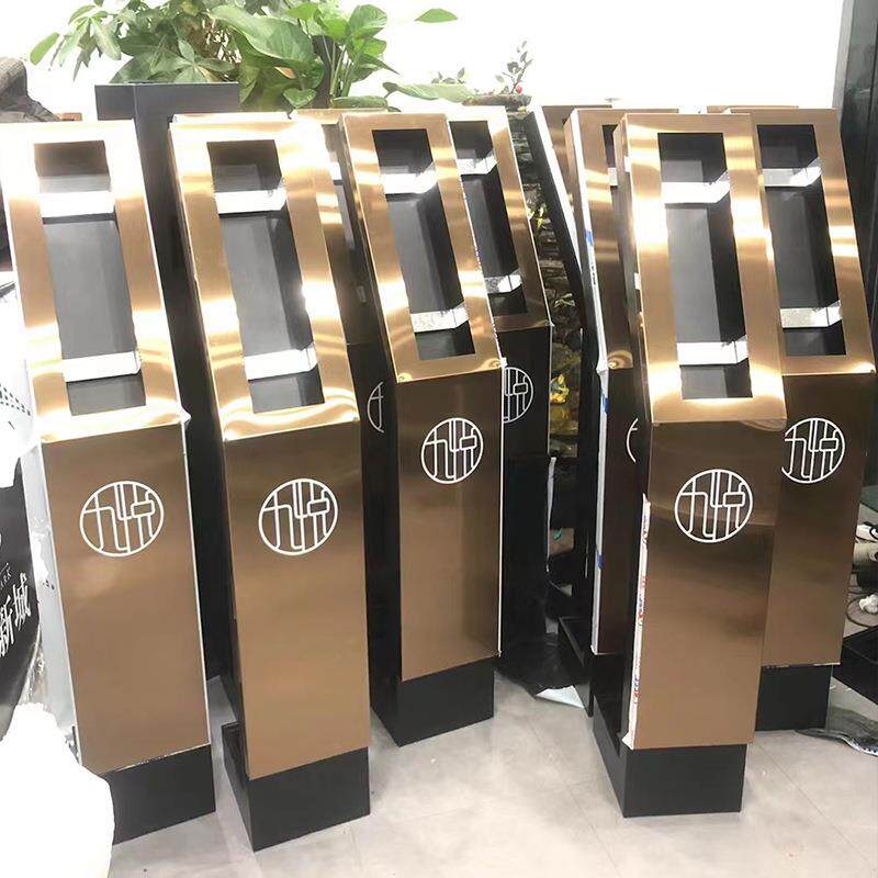 楼宇可视对讲门禁人脸识别闸机支架底座立林对讲小区门口机立柱