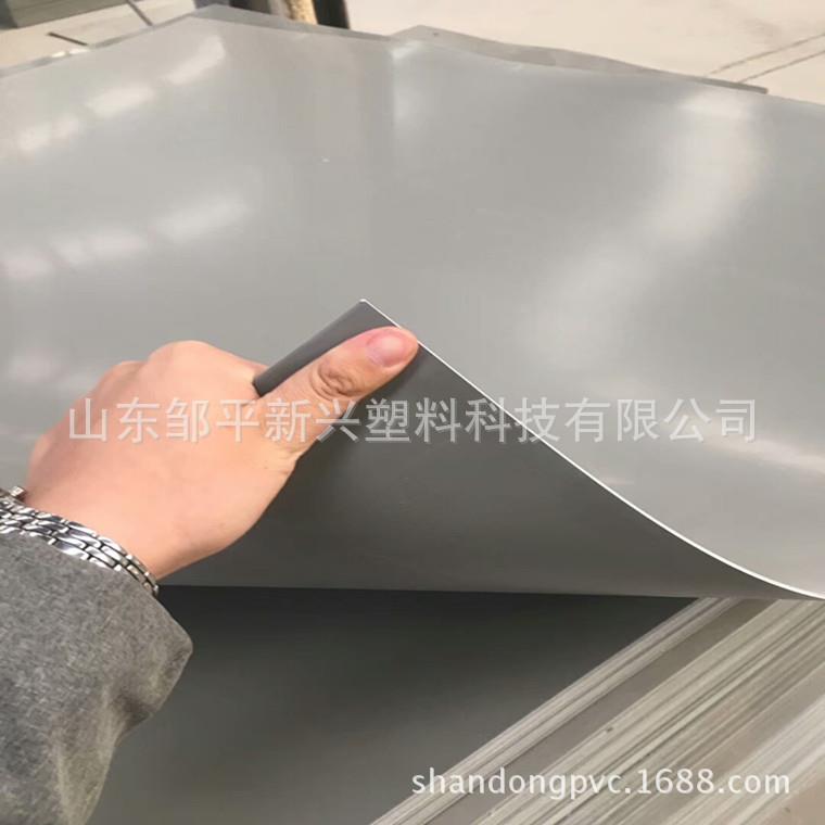 塑料硬板3mm5mm厚PVC板货架堆头垫板衬板挡板用灰色实心板