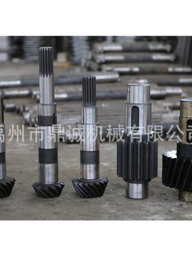 矿用减速机配件一轴伞齿轴JS40减速机一轴总成