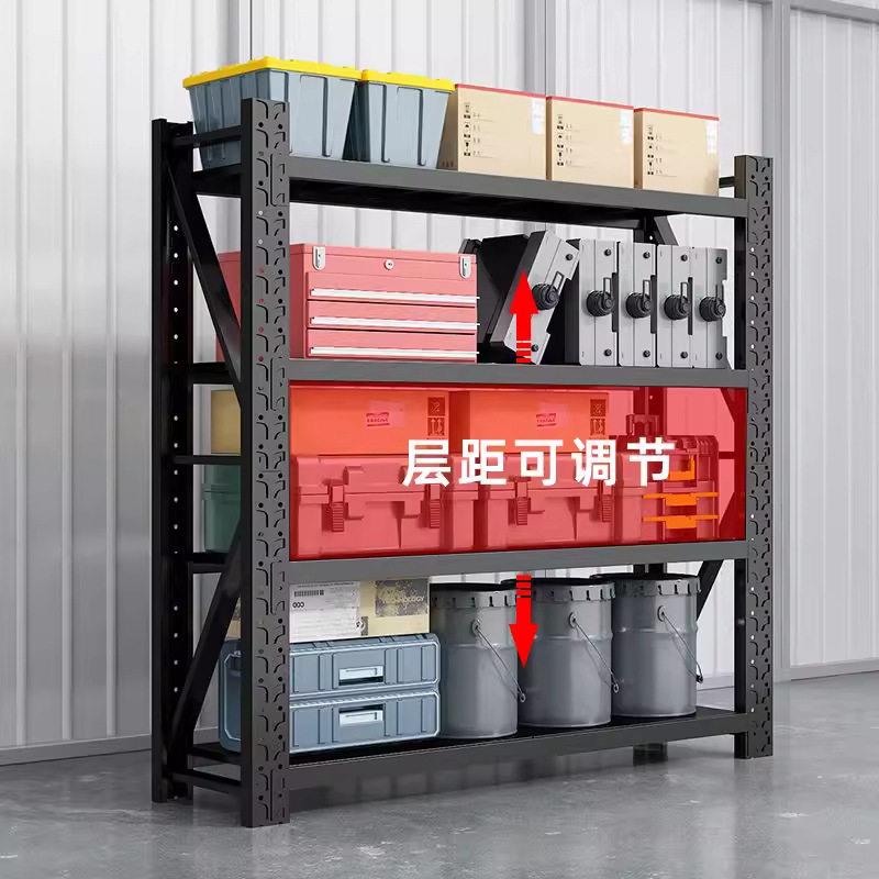 /仓架储货架家用蝴蝶孔置物客厅阳台纳架仓库收商超承落重地铁架
