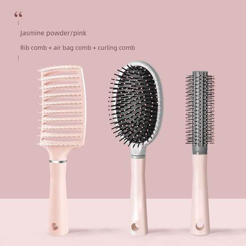 Oval Cushion Hair Brush Curly or Straight Styles Vent Brush