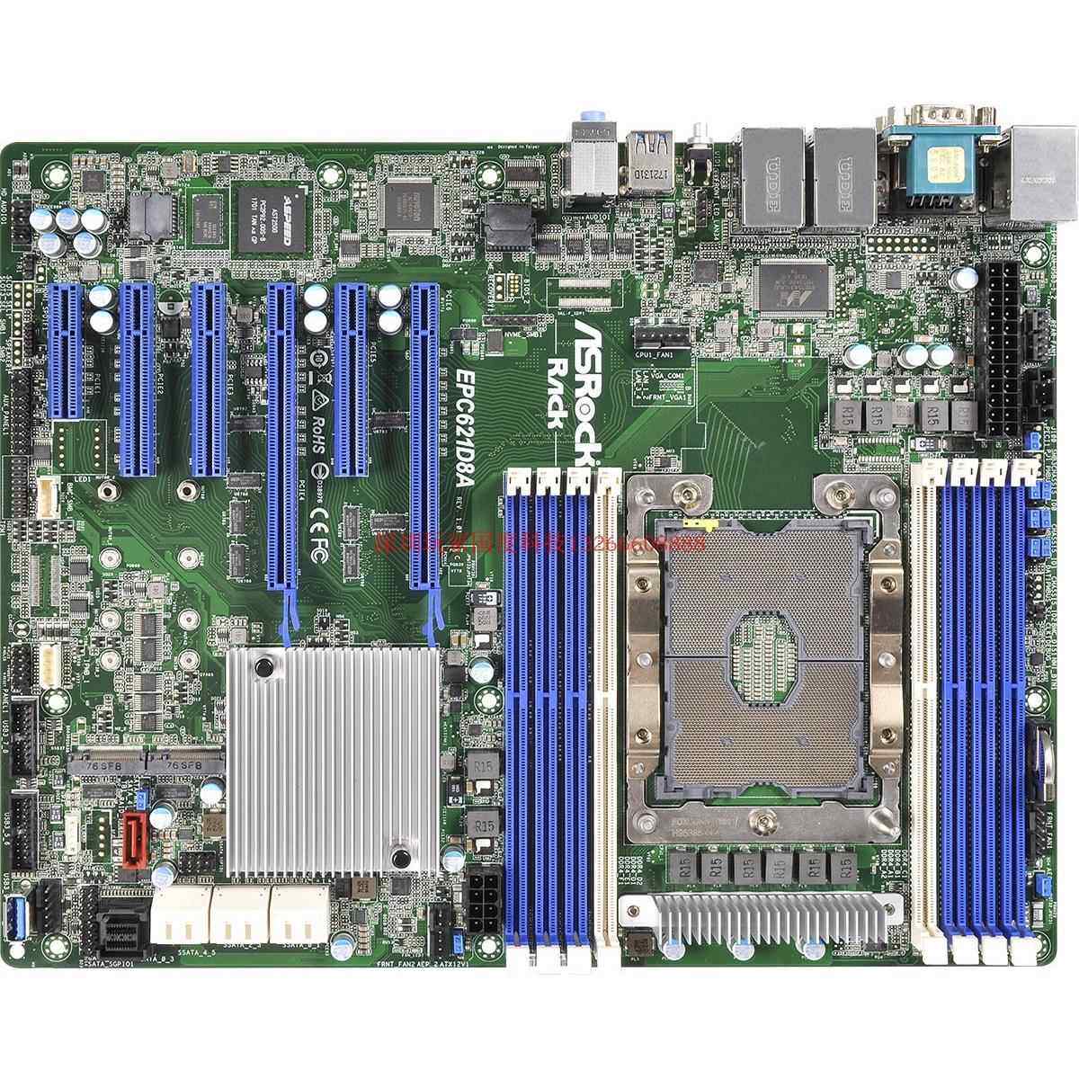 全新永擎EPC621D8A 3647工作站主板 支持8124 8175 W-3175X 8280