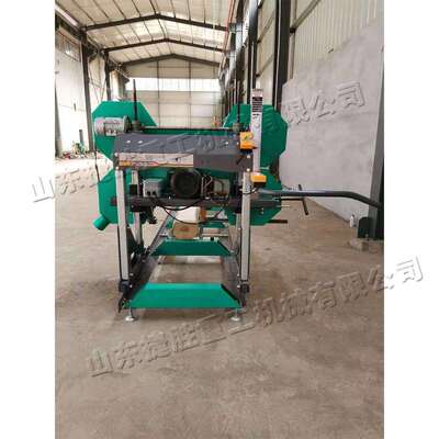 卧式原木高速带锯机 全自动单片木工锯 家具造船厂薄板推台锯床