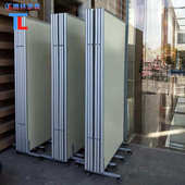 办公室移动屏风展会仓库工业车间活动隔断挡板工厂铝合金隔断墙