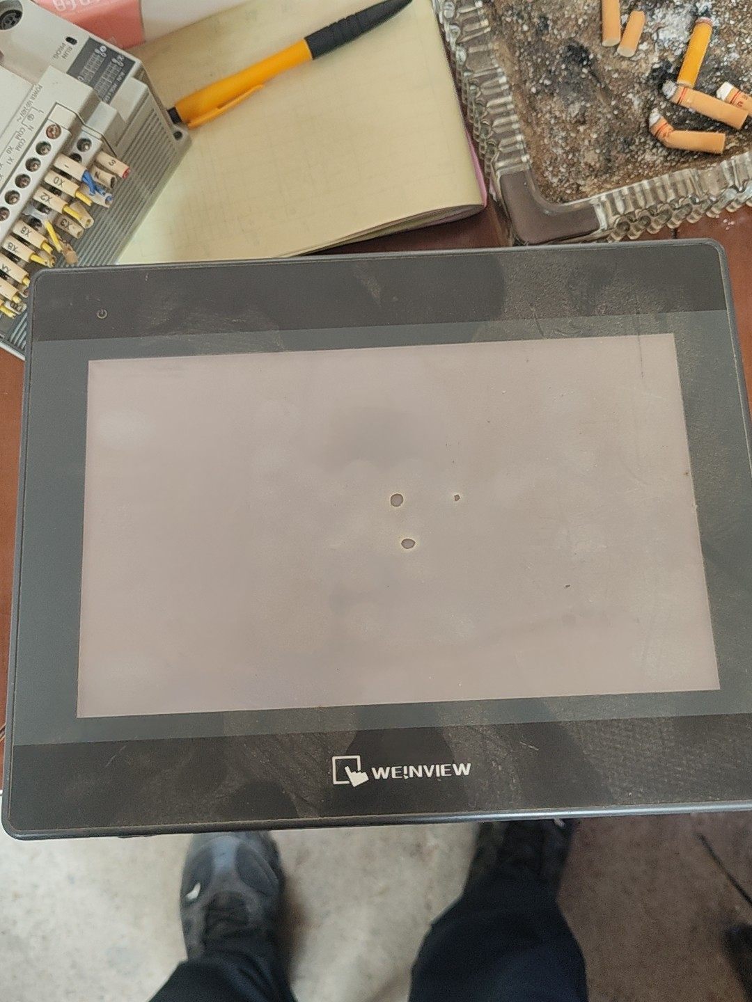 威纶通触摸屏TK6100i V5WV，二手拆机，成色如图，实