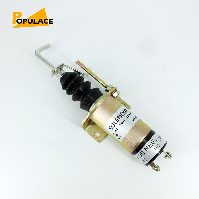 366-07197柴油机熄火电磁阀开关SA-3405T366-07198断油阀12V24V