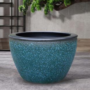 正品 水缸睡莲 德镇陶大瓷鱼缸花古法养鱼缸庭院户景外民间老旧老式