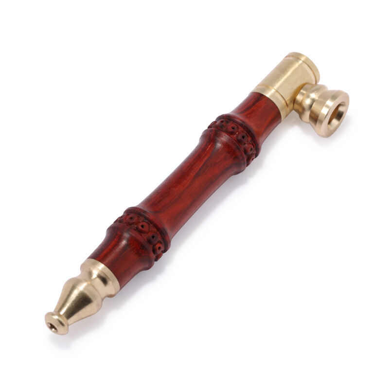支细小叶拉杆烟细全烟嘴过滤嘴纯紫檀木质雕刻过滤器红木实木两用