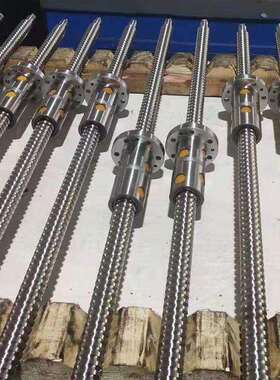 南京工厂非标滚珠丝杠FFZD双螺母精密研磨级滚珠丝杆梯形丝杆