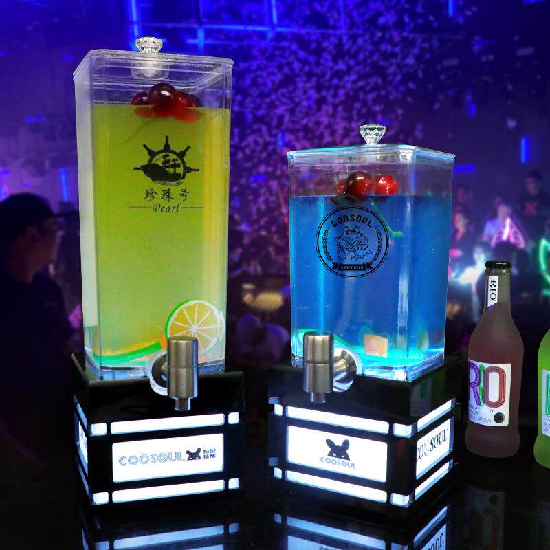 酒WZ-JP-BF扎啤酒炮带龙头2L可乐桶发容器酒炮吧专光用3升商用网
