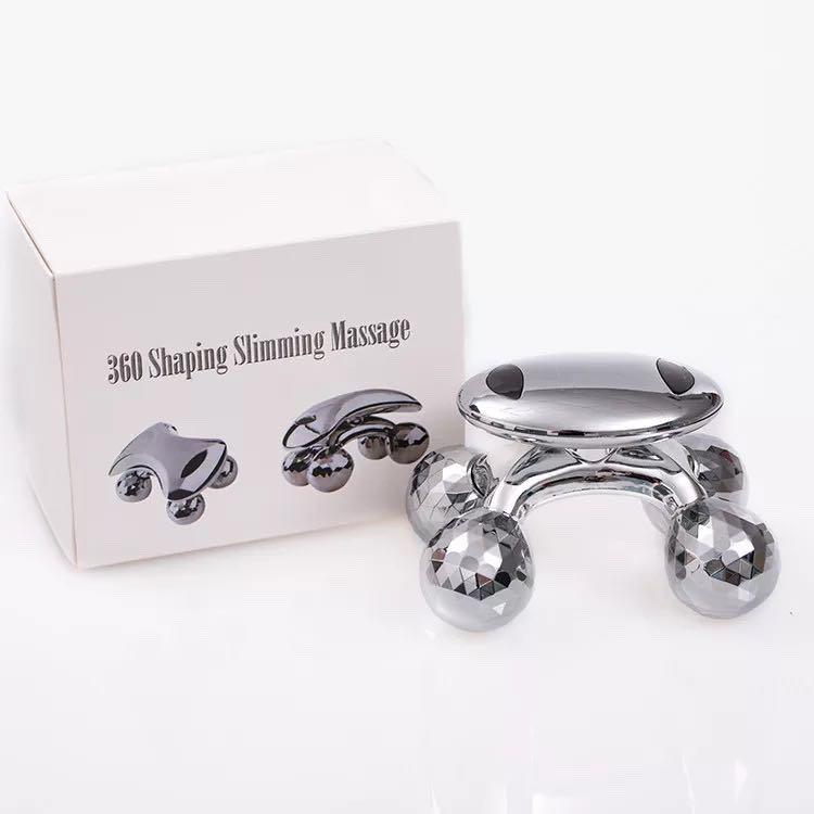 正品4D人体按摩棒按摩棒手瘦脸滚轮瘦脸动工具面部升紧神提器致